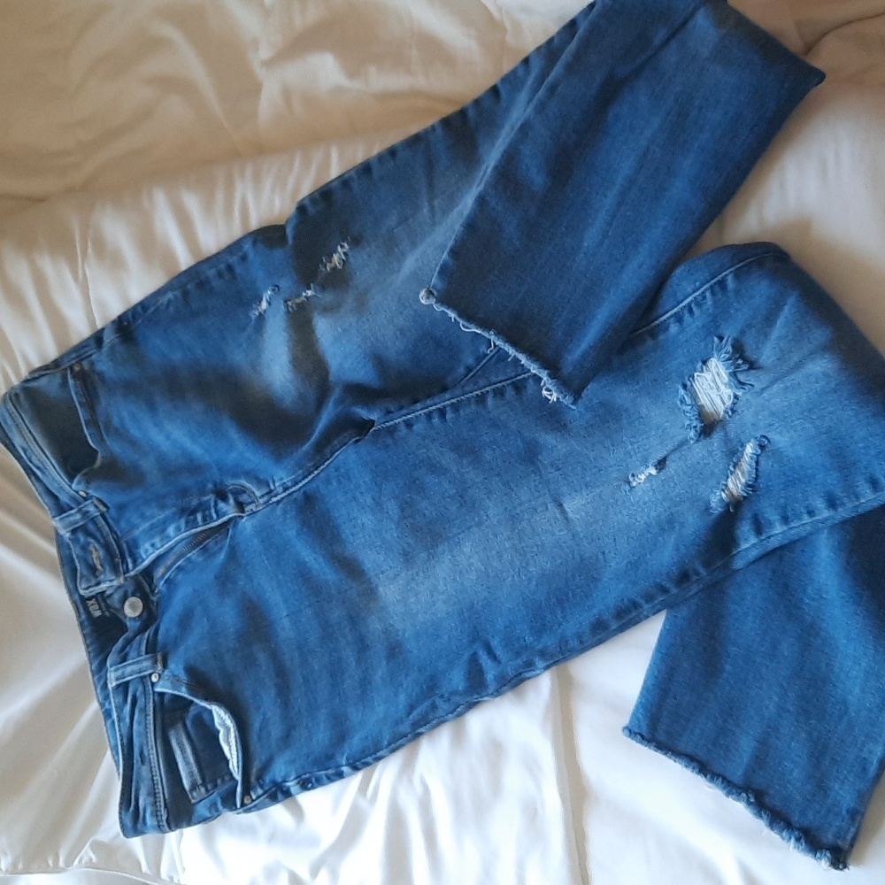 #14 Wax Jean Skinny Distressed Jeans